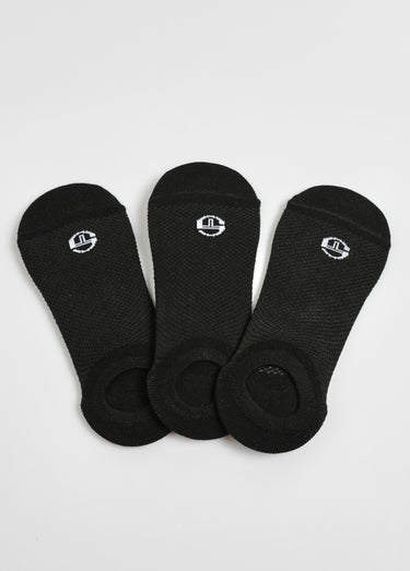 Socquettes de sport invisibles de marque Noir