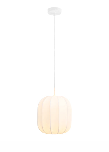Suspension lumineuse allongée 25cm COVENTRY Blanc