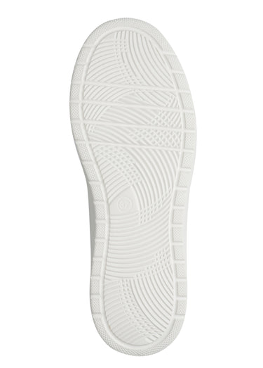 Baskets tendance avec détails léopard Blanc
