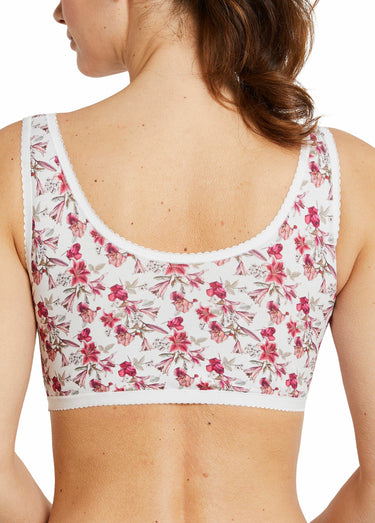 Brassière en coton extensible Imprime