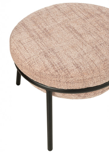 Fauteuil repos tissu + repose pieds 2R Rose