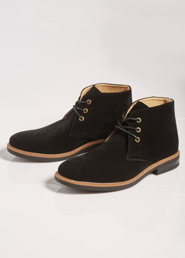 Chaussures montantes, type Chukka boots Noir
