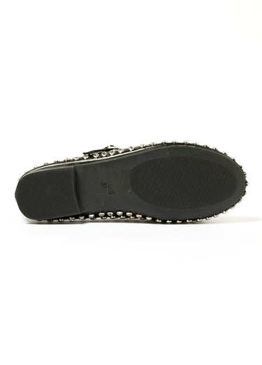 Babies avec clous strass fantaisie Noir