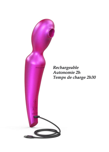 Stimulateur clitoridien 5 modes Pleaser Rose