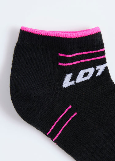 Socquettes techniques avec logo Assortis Noir