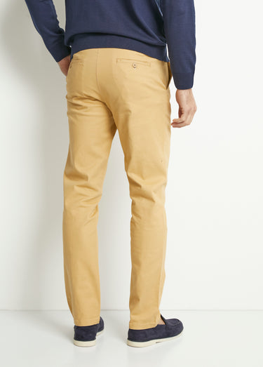 Pantalon chino droit toile Beige