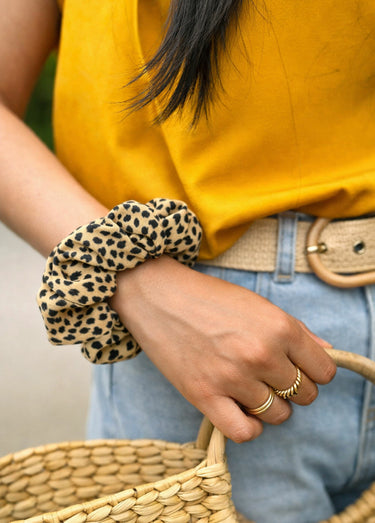 Chouchous fantaisie pour les cheveux Leopard