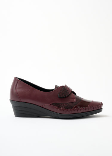 Derbies compensées, largeur confort Bordeaux