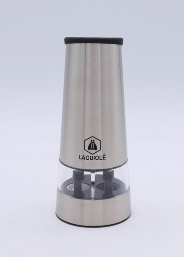 Moulin sel poivre électrique inox 2 en 1 Iode Inox