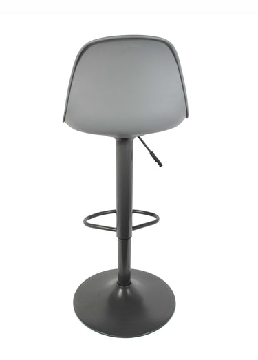 Set 2 Tabourets de bar en simili, 1G Gris
