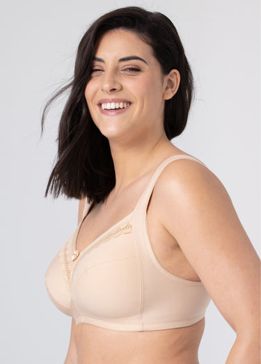 Soutien-gorge coton sans armatures, ALWAYS Beige