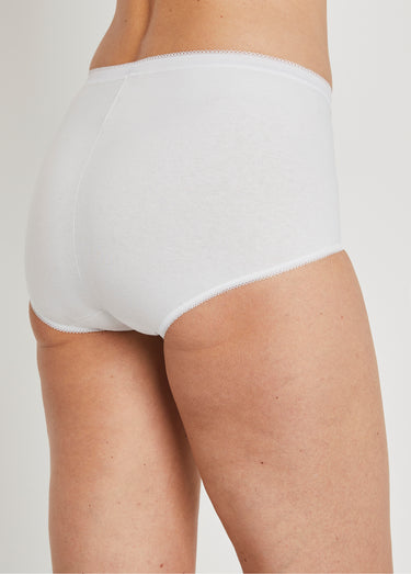 Culotte taille haute galbante Blanc