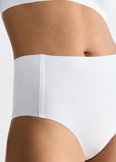 Culotte taille haute invisible Blanc
