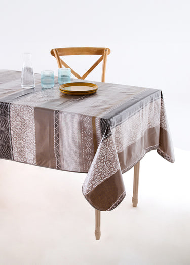 Nappe toile cirée Calitex imprimée Rayures