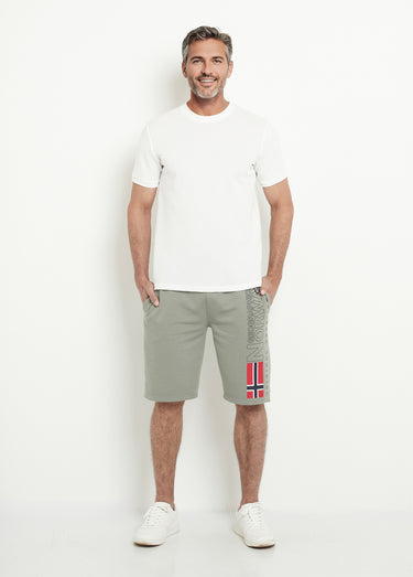 T-shirt col rond épais effet nid d'abeille Blanc