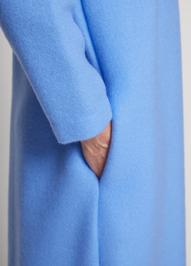 Peignoir zippé maille Courtelle® Bleu