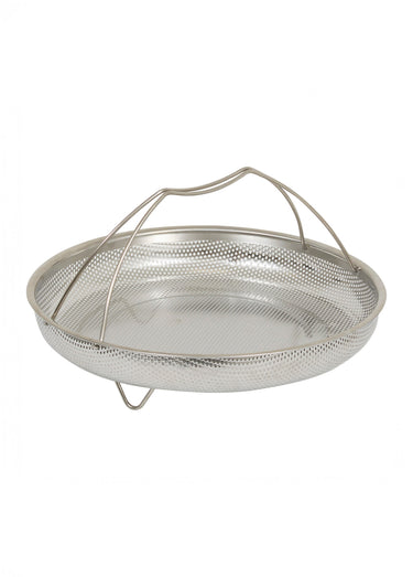 Sauteuse alu + panier vapeur + couvercle + cuillère Vert