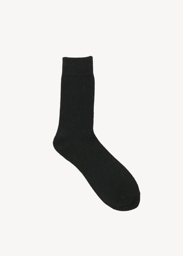 Chaussettes chaudes avec laine et angora Noir