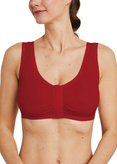 Soutien-gorge brassière ouverture devant Carmin