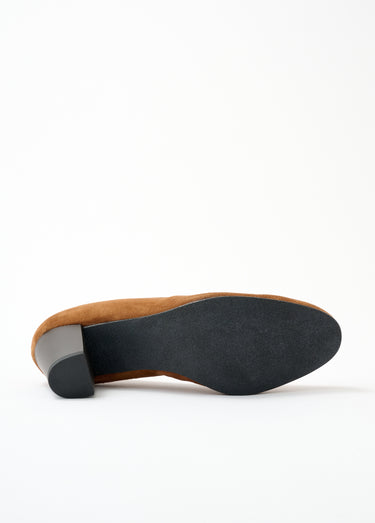 Escarpins cuir bout rond largeur confort Marron