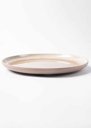 Service de table 12 pièces en grès, Iris 2 Taupe