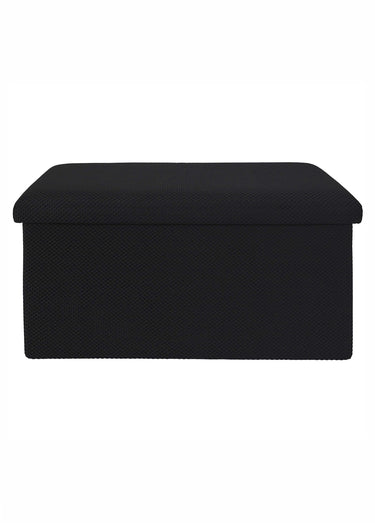 Banc coffre pliable design en mesh ATOME Noir