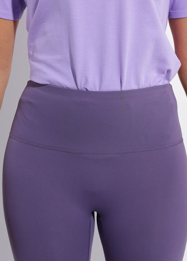 Legging de sport uni taille haute Mauve