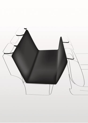 Couverture de voiture pour animaux Noir/Beige