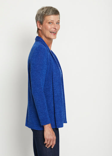 T-shirt tunique 2 en 1 strass manches longues Bleu
