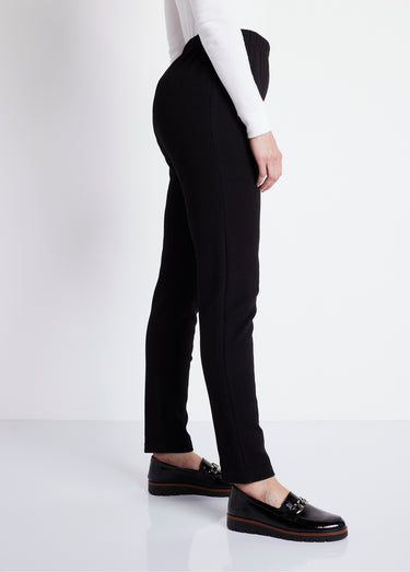 Legging taille élastiquée jersey extensible Uni Noir