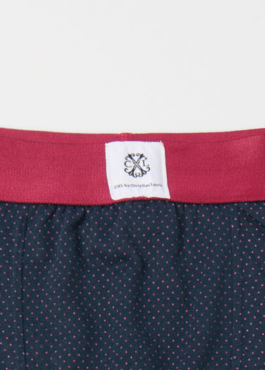 Lot de 3 Boxers ceinture contrastante Bordeaux - Lot de 3