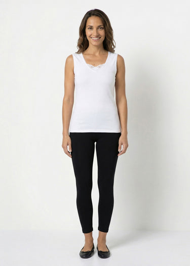 Maillot de corps sans manches Coton blanc