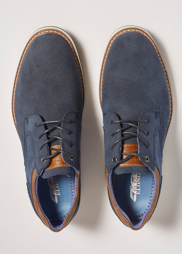 Derbys en suédine, style casual chic Marine