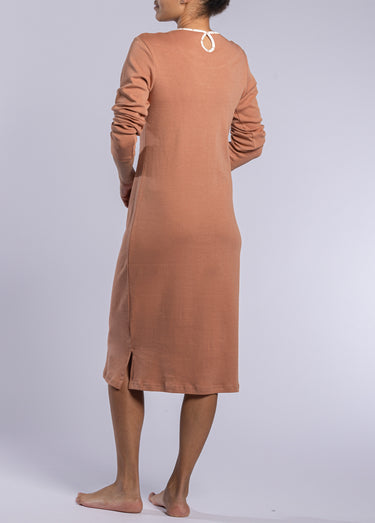 Chemise de nuit manches longues motif Moka