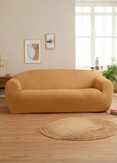 Housse intégrale chaise, fauteuil ou canapé Ocre