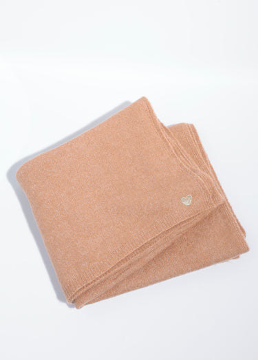 Echarpe fines cotes chaude avec laine Camel