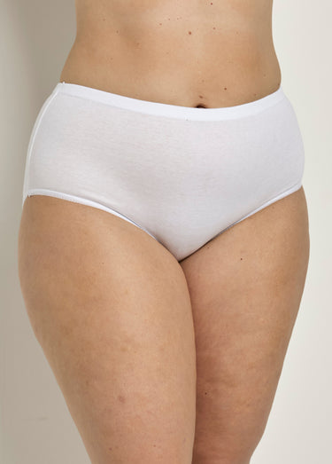 Culottes hautes imprimées - lot de 4 Blanc Lot4