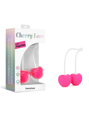 Boules de geisha silicone CHERRY LOVE Rose