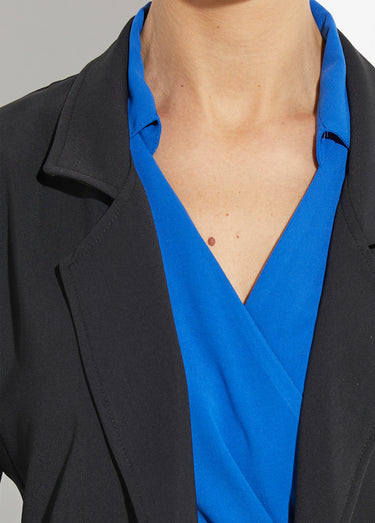 Veste col tailleur manches 3/4 Essentiel Noir