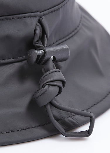 Chapeau de pluie doublé polaire Noir