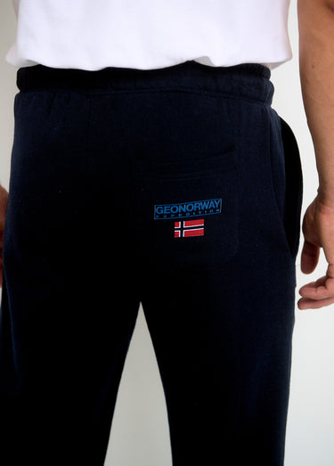 Pantalon de jogging molleton pour homme Marine