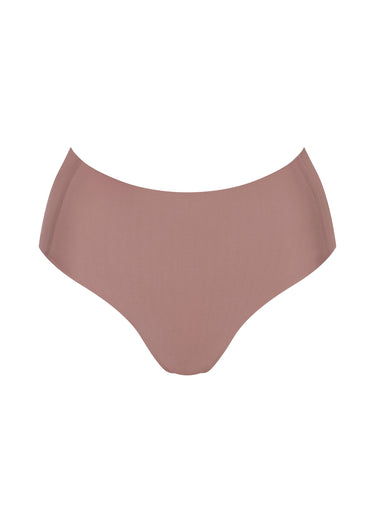 Culotte taille haute invisible Cacao
