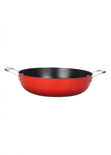 Sautoir 32cm fonte tous feux antiadhésive Rouge