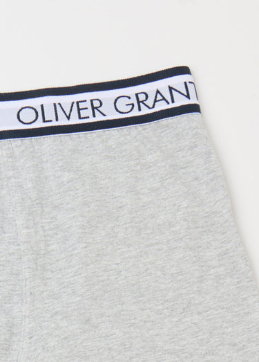 Boxer uni ceinture logo Gris