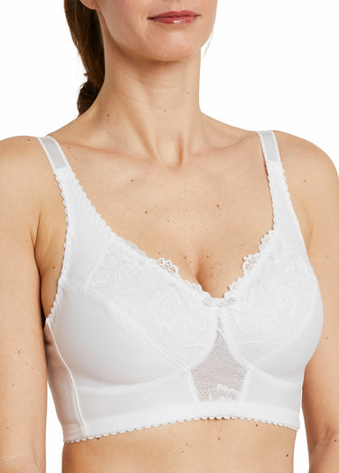Soutien-gorge sans armatures post opératoire Blanc