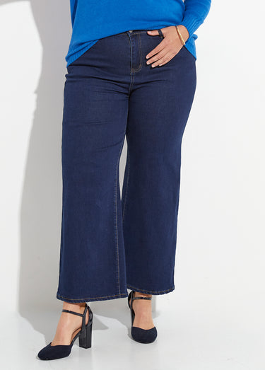 Pull encolure bateau avec bords côtelés Bleu Vif