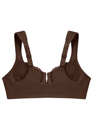Soutien-gorge WonderWire ouverture devant Moka