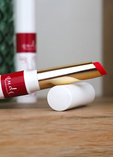 Rouge à lèvres vegan, fini brillant Rouge
