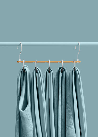Cintre gain de place pour pantalons Bois