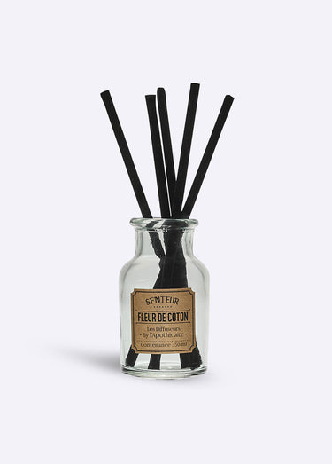 Diffuseur d'intérieur 50ml + tiges Blanc